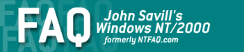 Windows NT and Windows 2000 FAQ (formerly NTFAQ.com)