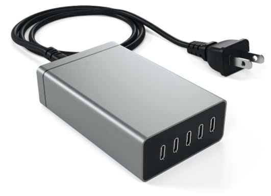 5 port USB Type C Charger